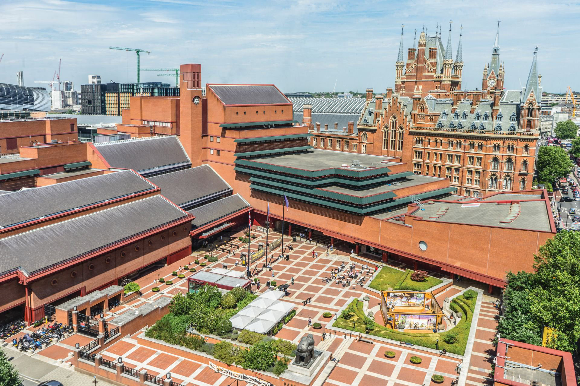 British Library Piazza